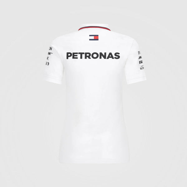 Mercedes AMG Petronas Team Womens White Polo 2020