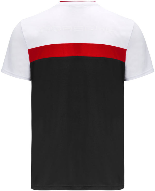 Porsche Motorsport F1 Team Mens Color Block Black T-Shirt