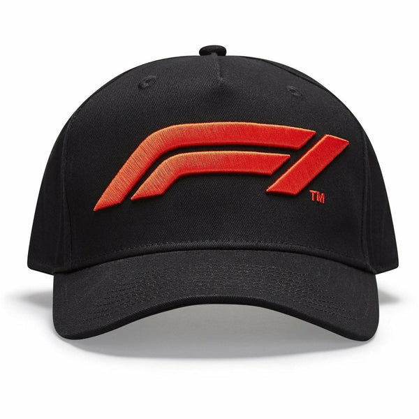 Formula 1 Tech Collection F1 Kids Large Logo Baseball Black Hat