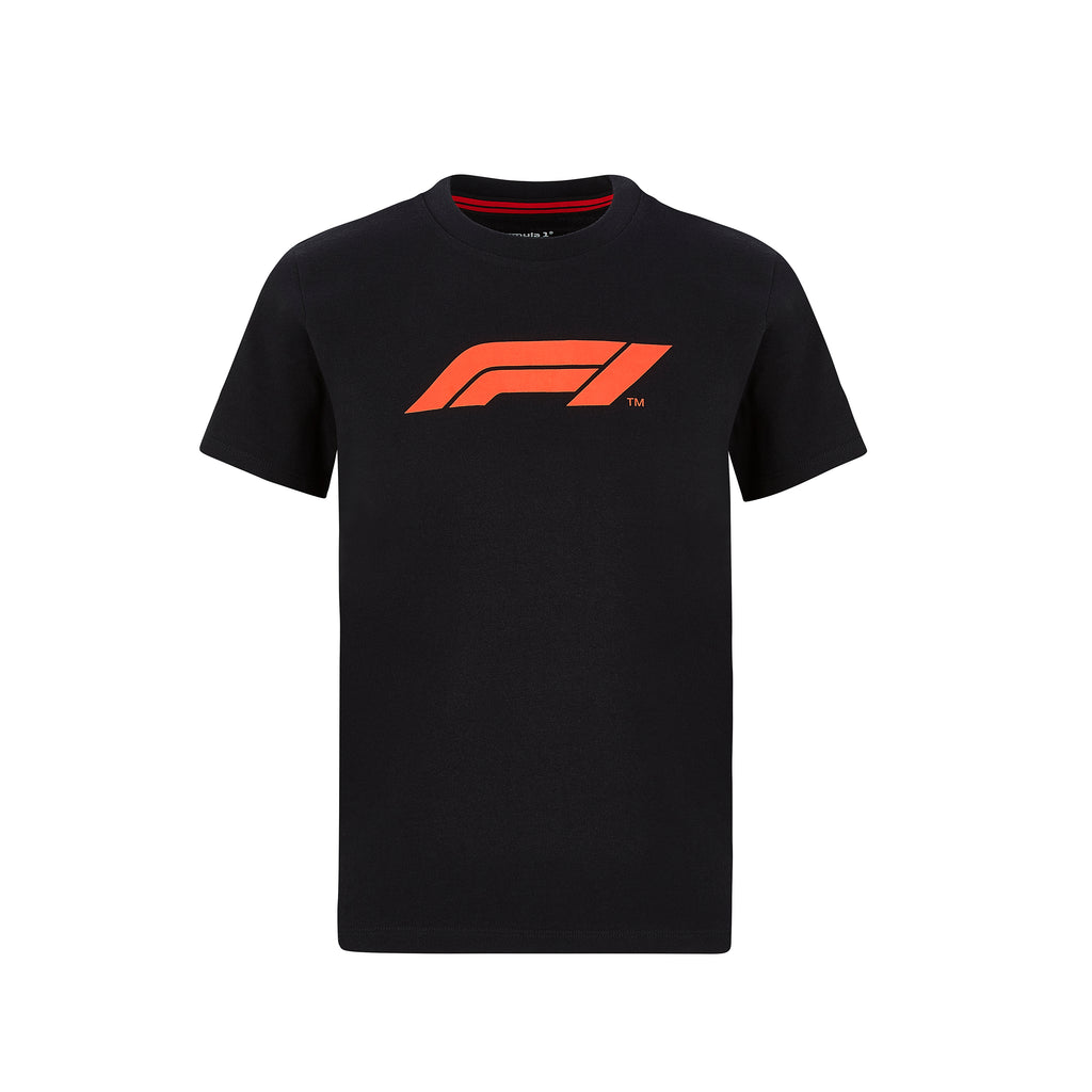 Formula 1 Tech Collection Kids Logo Black/Red T-Shirt