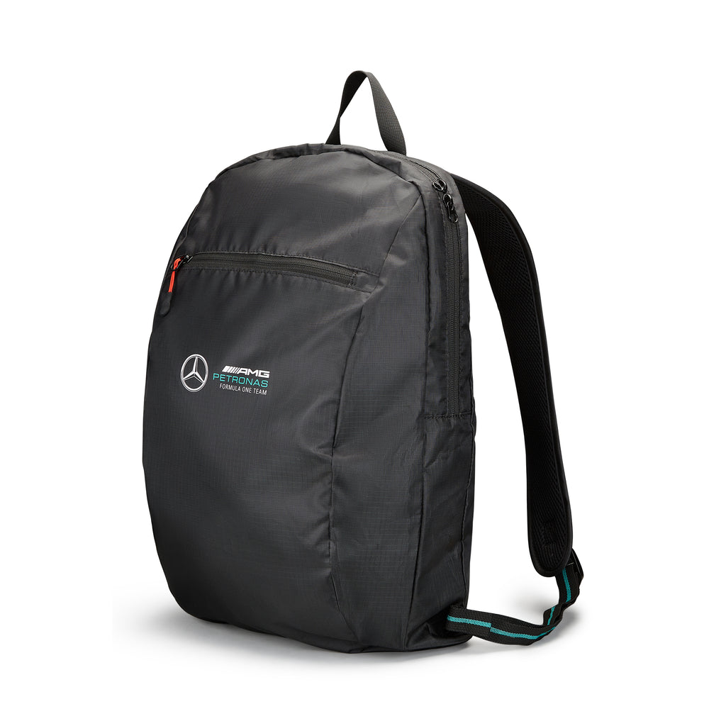 Mercedes AMG Petronas F1 Team Unisex Packable Black Bag