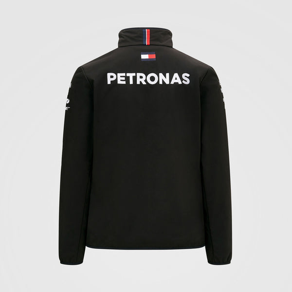Mercedes AMG Petronas Team Mens Softshell Black Jacket 2021