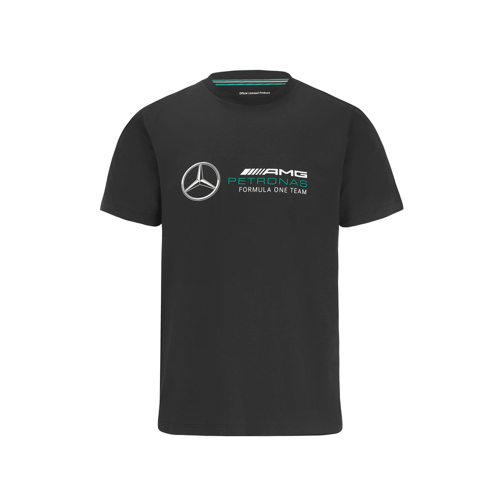 Mercedes AMG F1 Large Logo Black/White T-Shirt