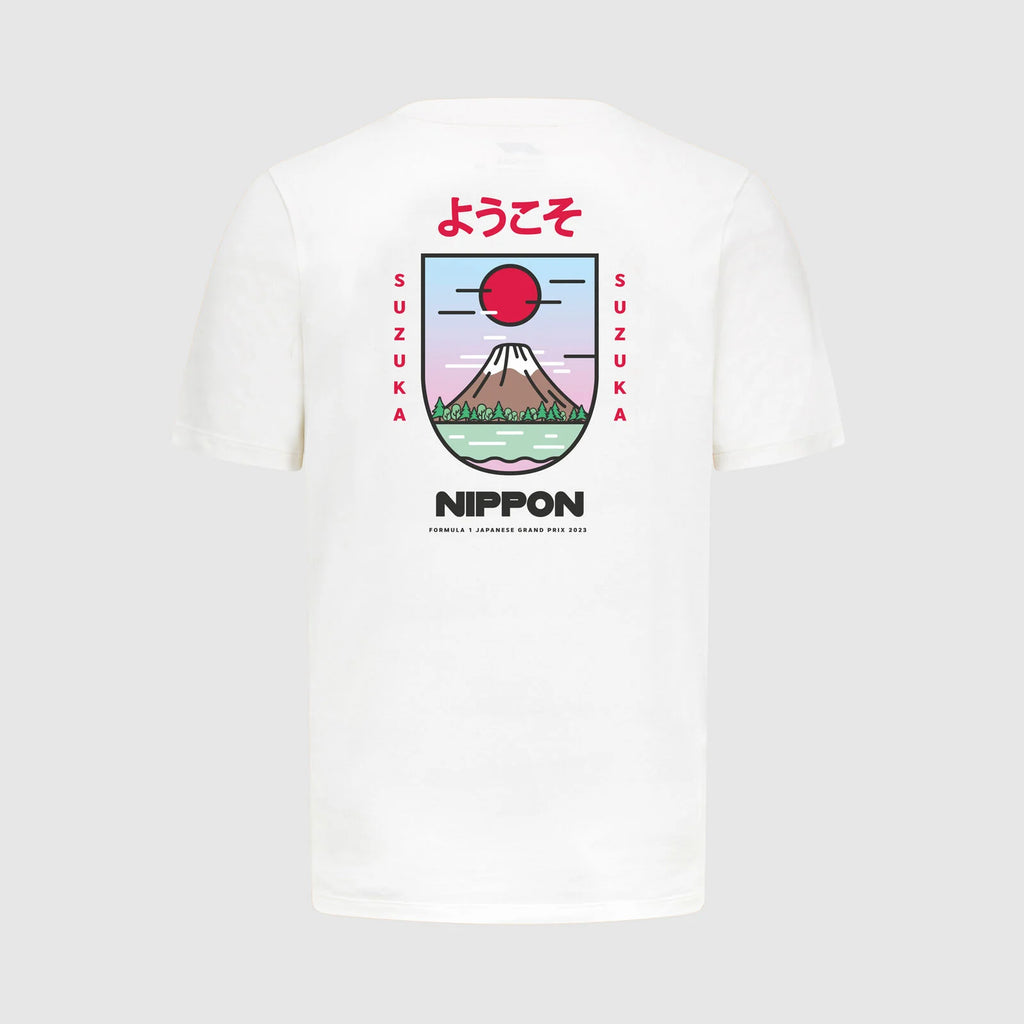 F1 Tech Collection F1 Mens Japan GP White T-shirt 2023