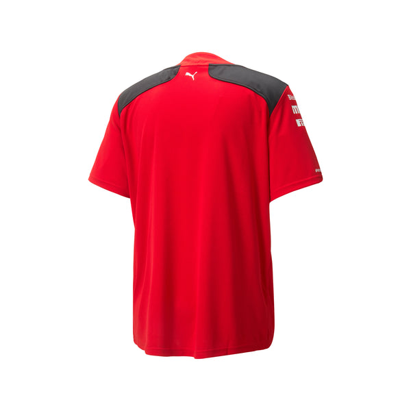 Scuderia Ferrari F1 Team Mens Replica Baseball Jersey Red Shirt