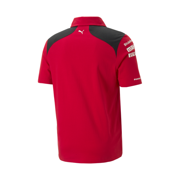 Scuderia Ferrari F1 Team Mens Red Polo Shirt