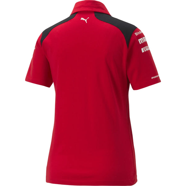 Scuderia Ferrari F1 Team Womens Red Polo Shirt