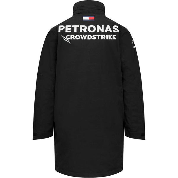 Mercedes AMG Petronas F1 Mens Team Rain Black Jacket