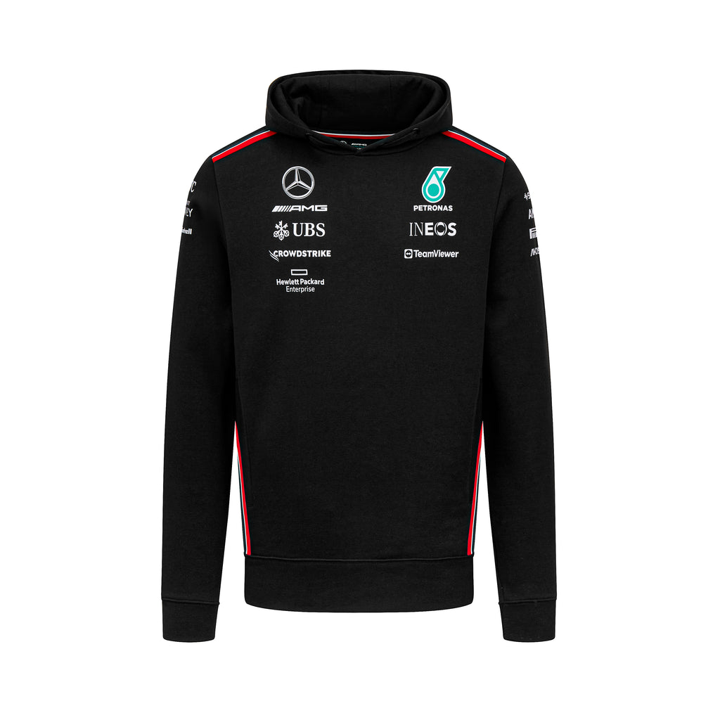 Mercedes AMG F1 Team Unisex Black Hoodie
