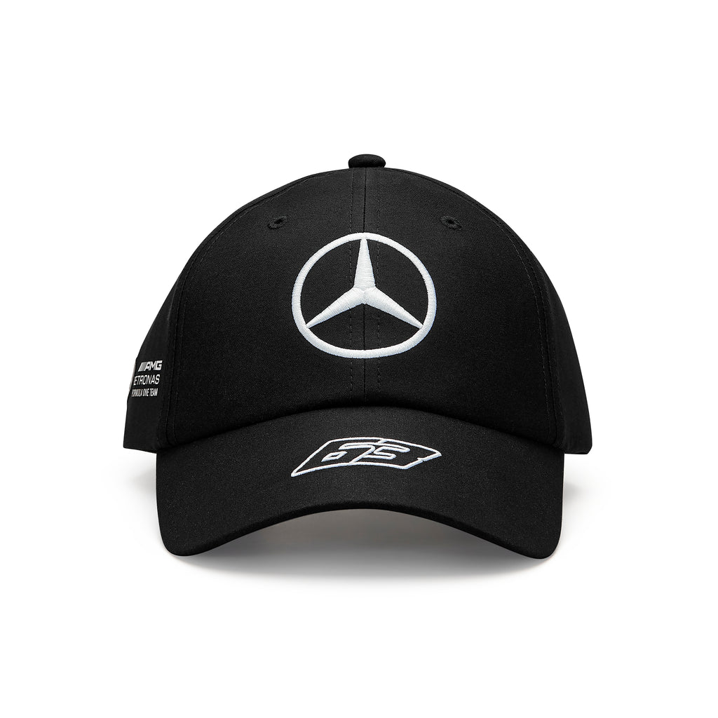 Mercedes AMG F1 Driver George Russell Mens Black/White/Blue Hat