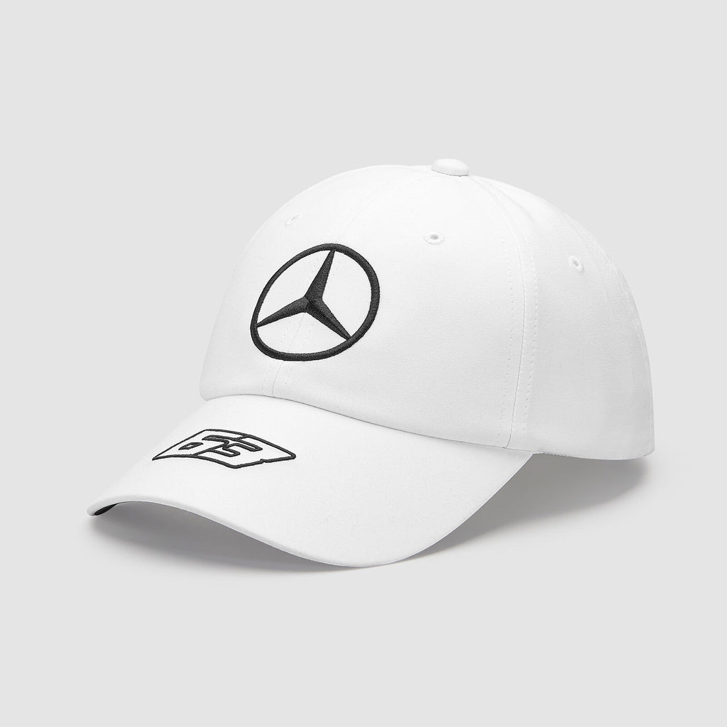 Mercedes AMG Petronas F1 Driver George Russell Kids White Hat