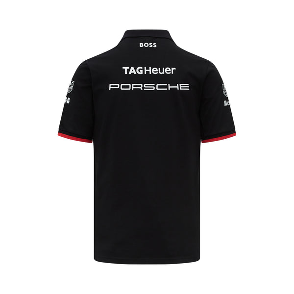 Porsche Formula E Team Polo Black Shirt