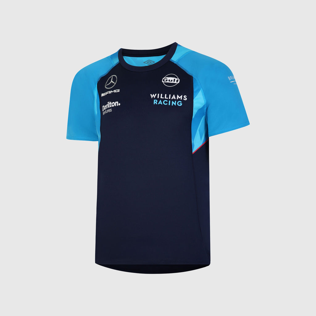 Williams Racing F1 Team Mens Training Navy/Light Blue T-Shirt
