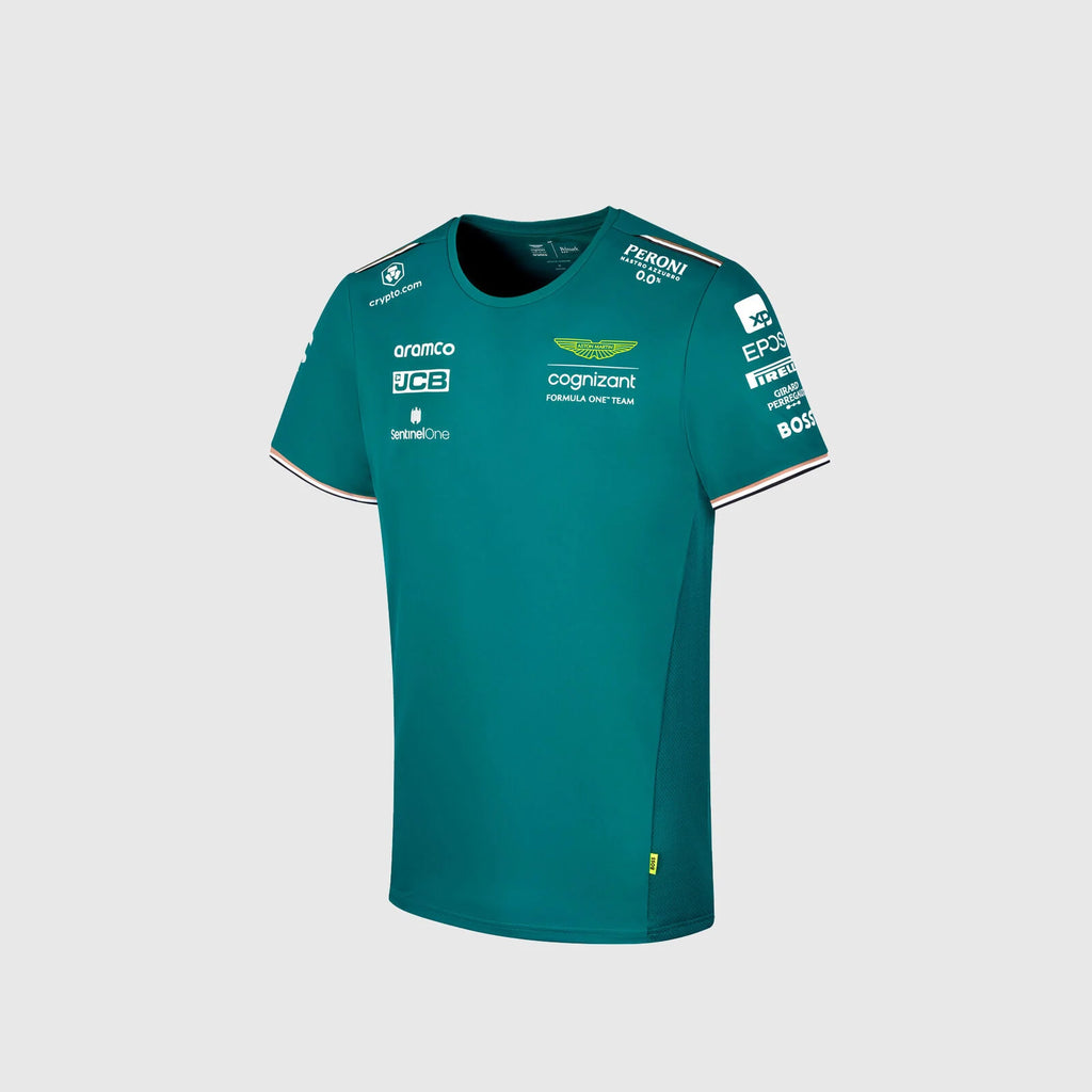 Aston Martin Official F1 Team Mens Green T-shirt