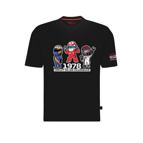 Circuit Gilles Villeneuve Event Collection Kids Driver Black/White T-Shirt