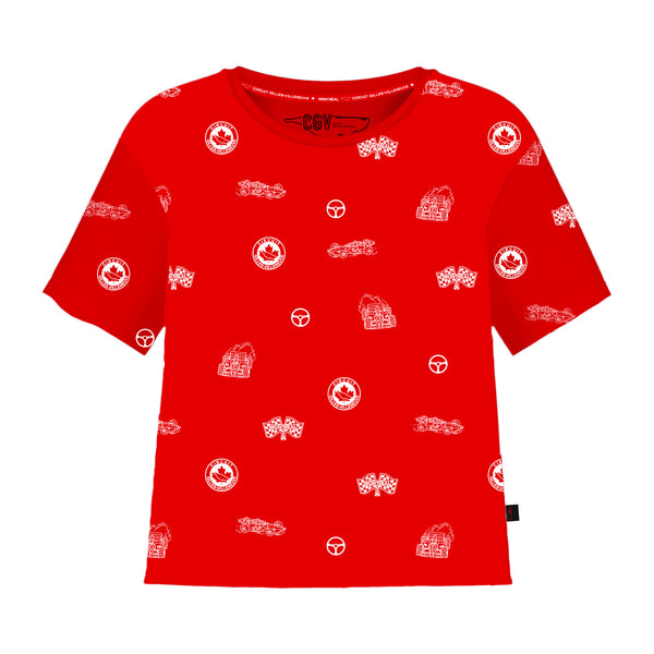 Circuit Gilles Villeneuve Babies Fanwear Collection Boys Red/Grey T-shirt