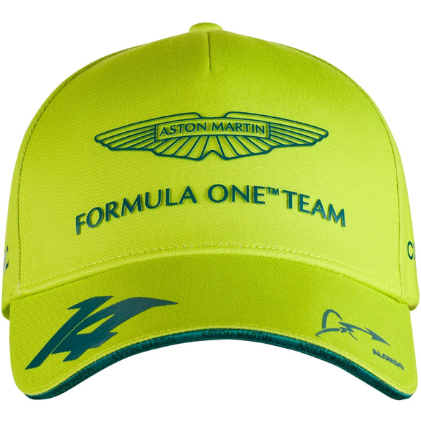 Aston Martin Official F1 Driver Fernando Alonso Kids Lime Hat