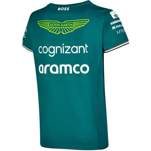 Aston Martin Official F1 Team Womens Green T-Shirt