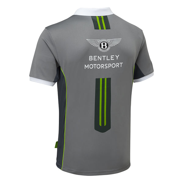 Bentley Motorsport Team Mens Polo White/Grey Shirt