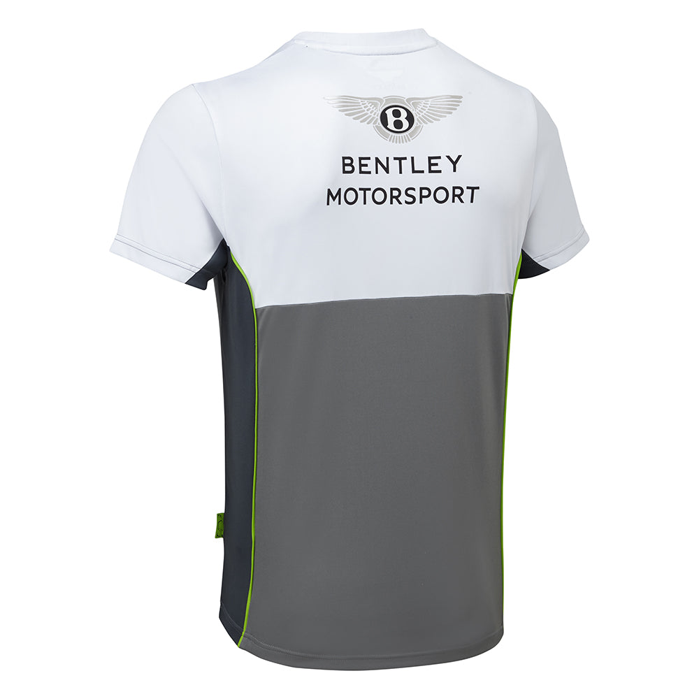 Bentley Motorsport Team Mens White Grey T Shirt
