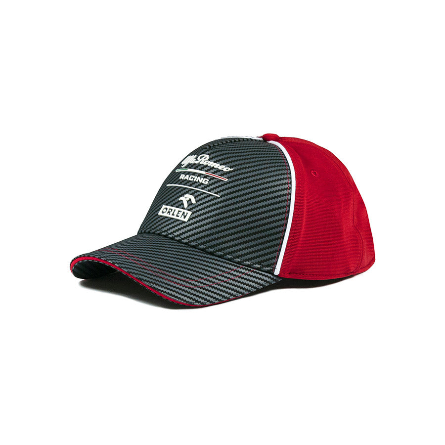 Alfa Romeo Orlen F1 Unisex Curved Brim Black and Red Baseball Hat