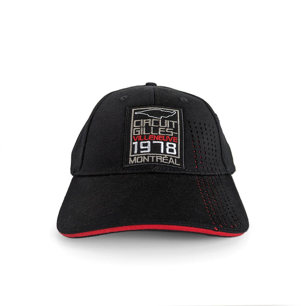 Circuit Gilles Villeneuve Event Collection Mens Black/Red Hat