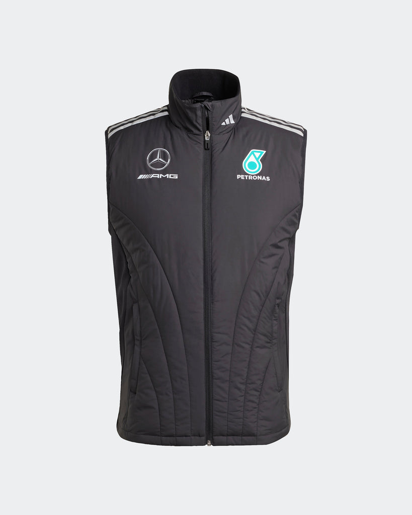 Mercedes AMG Petronas F1 Team x Adidas Mens 2025 Mechanics Vest Black