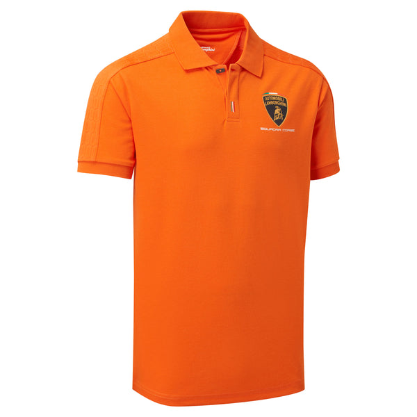 Automobili Lamborghini Orange Men's Travel Polo Shirt