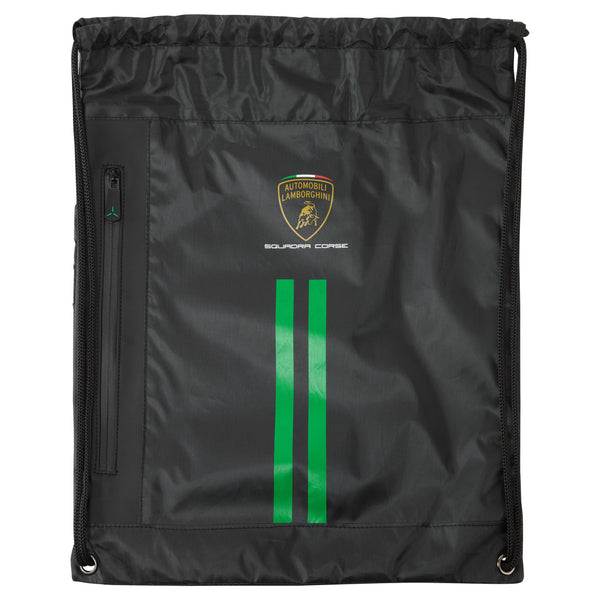 Automobili Lamborghini Squadra Corse Unisex Pull Black Bag