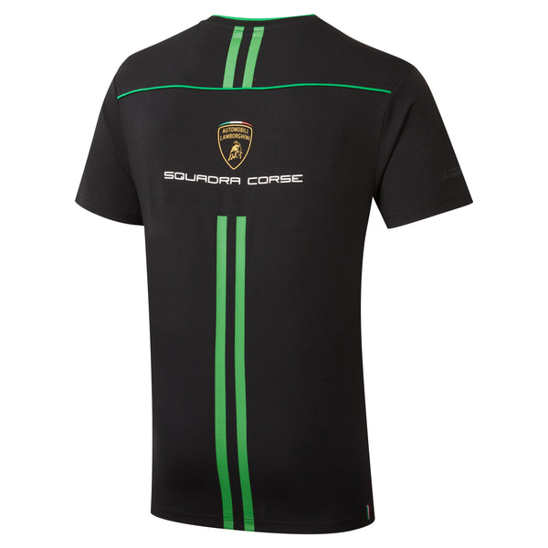 Automobili Lamborghini Squadra Corse Black Men's Team T-shirt