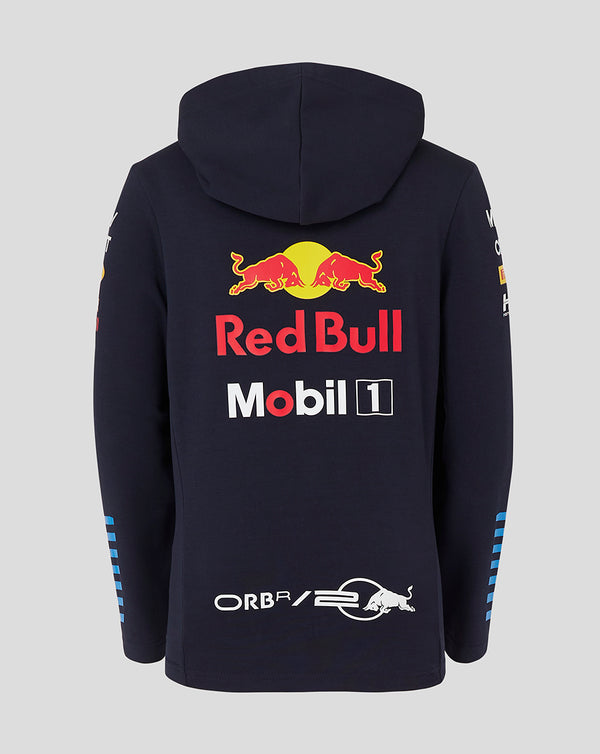 Red Bull Racing F1 Juniors Replica Pullover Long Sleeve Night Sky Blue Hoodie