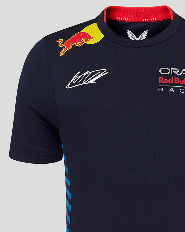 Oracle Red Bull Racing F1 Team Juniors Max Verstappen Short Sleeve Night Sky Blue T-Shirt
