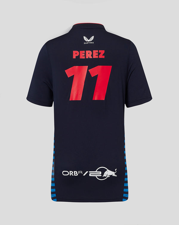 Oracle Red Bull Racing F1 Team Juniors Sergio Perez Short Sleeve Night Sky Blue T-Shirt