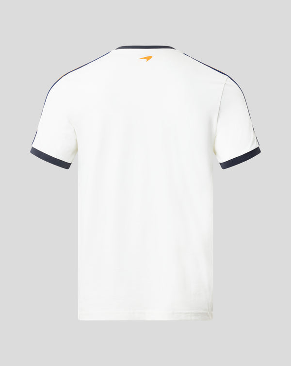 McLaren Racing F1 Gulf Ringer Taper Snow White T-Shirt