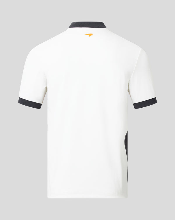 McLaren Racing F1 Gulf Mens Polo Snow White Shirt