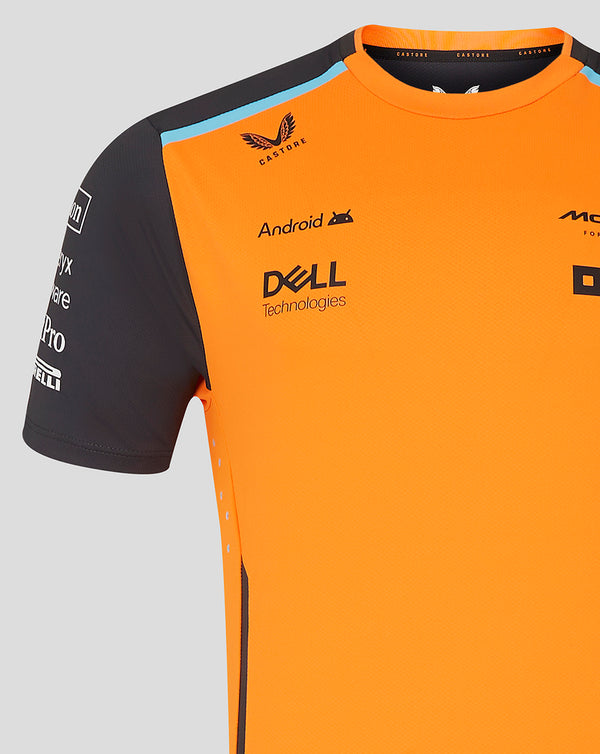 McLaren F1 Team Mens Long Sleeve Set Up Autumn Glory/Phantom T-Shirt