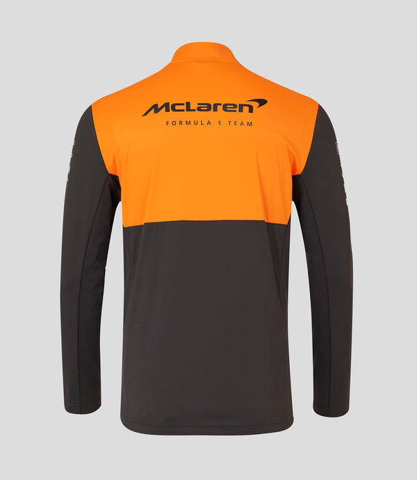 McLaren Racing F1 Team Mens Long Sleeve Soft Shell Autumn Glory/Phantom Jacket