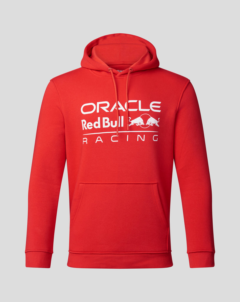 Oracle Red Racing F1 Unisex Core Overhead Flame Scarlet/Grey/Night Sky Blue Hoodie