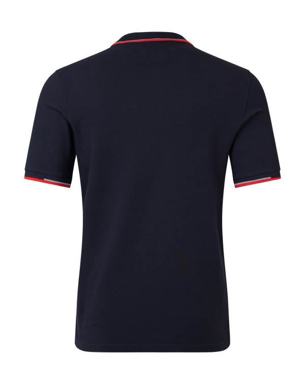Oracle Red Bull Racing Unisex Core Night Sky Blue/White Polo Full Colour Logo