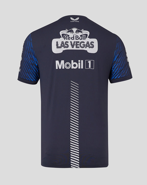 Red Bull Racing F1 Team Unisex Special Edition Las Vegas GP Night Sky Blue T-shirt