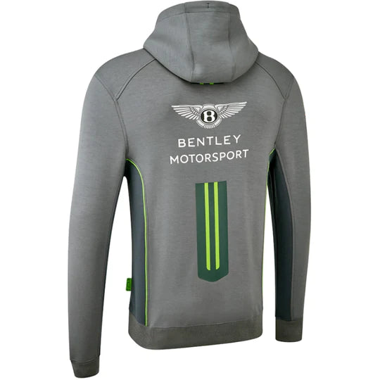 Bentley Motorsports F1 Team Men Grey Hooded Sweatshirt
