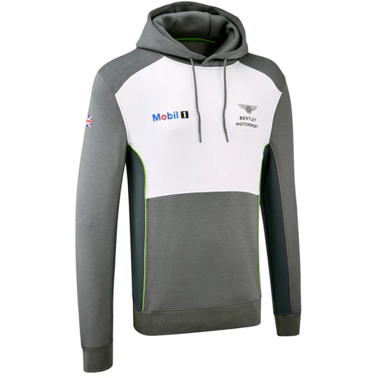 Bentley Motorsports F1 Team Men Grey Hooded Sweatshirt