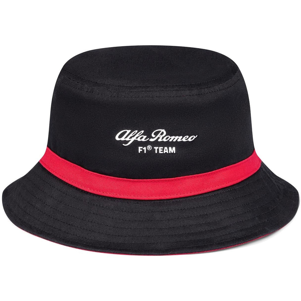 Alfa Romeo Racing F1 Unisex Black Bucket Hat