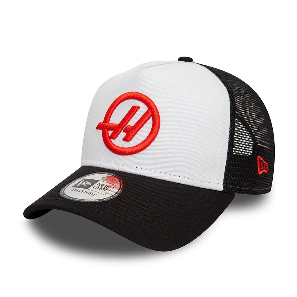 Haas Racing F1 New Era Unisex E-Frame Trucker Black Baseball Hat