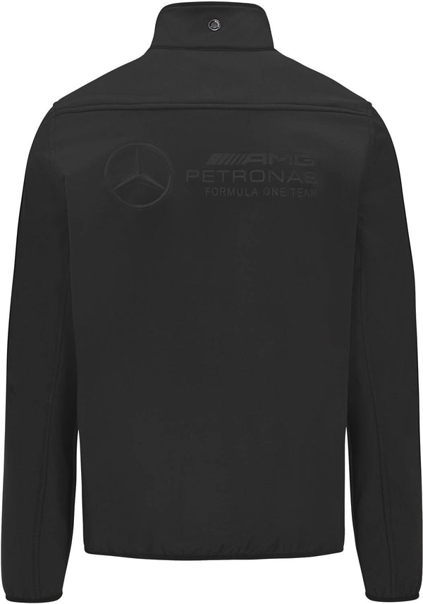 Mercedes AMG Petronas F1 Men Softshell Black Jacket