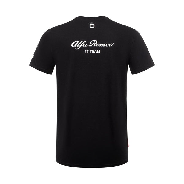 Alfa Romeo Racing F1 Mens Black T-Shirt