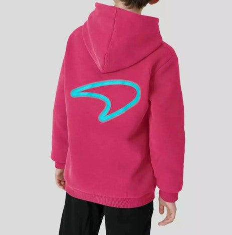 McLaren Racing F1 Junior Miami Neon Graphic Beetroot Purple Hoodie