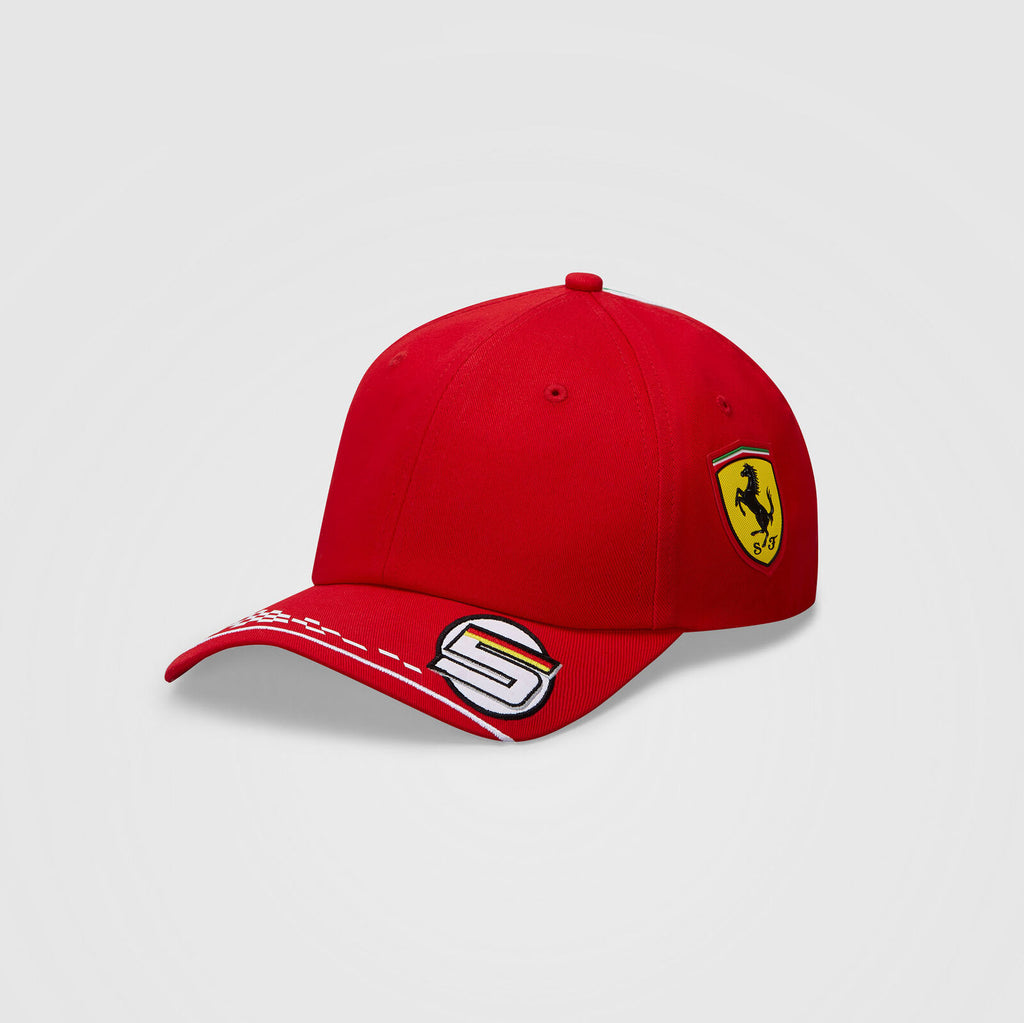 Scuderia Ferrari F1 Unisex Driver Sebastian Vettel Red Hat 2020