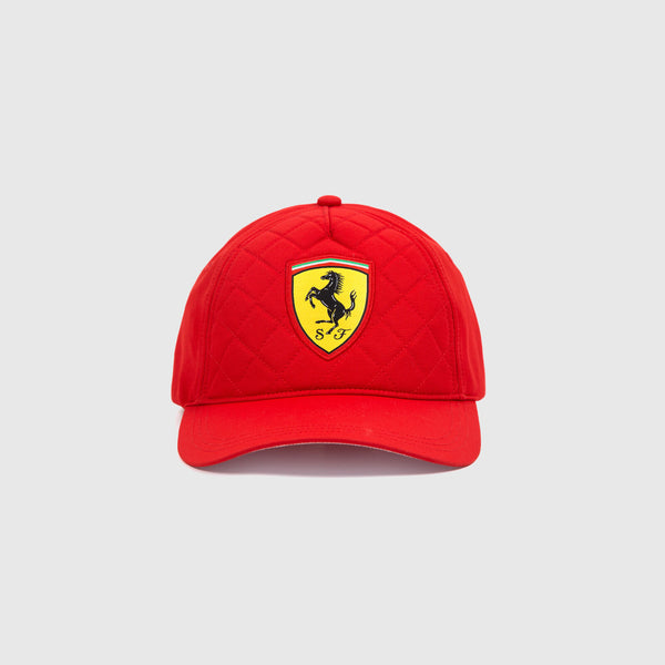 Scuderia Ferrari F1 Red Quilt Stitch Red Hat