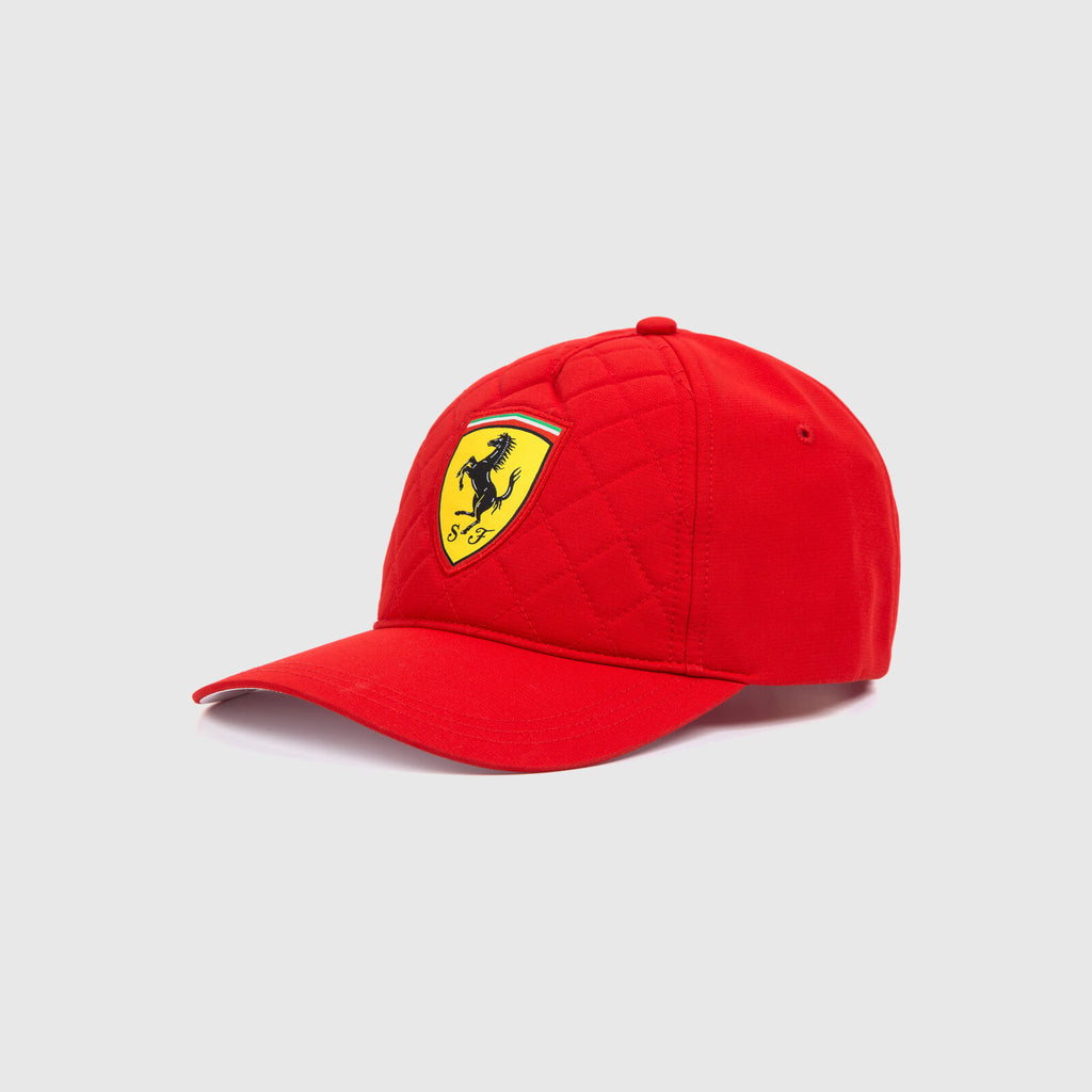 Scuderia Ferrari F1 Red Quilt Stitch Red Hat